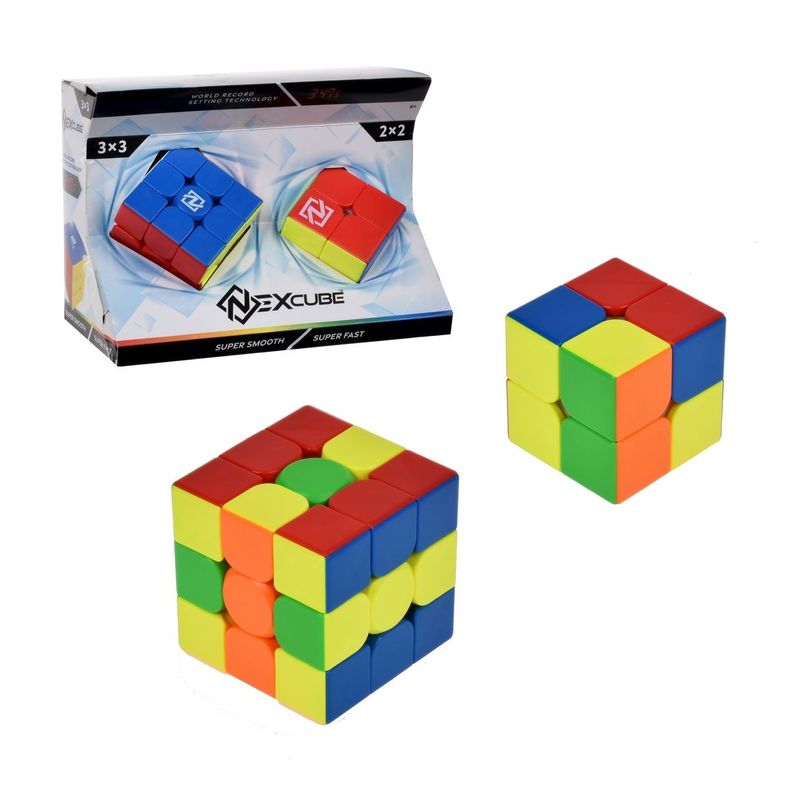 Cubo Rubik pack 3x3 y 2x2 clasico