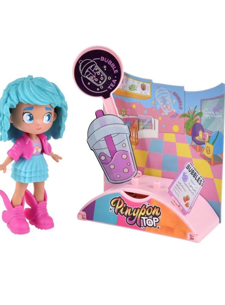 Muneca 11 Cm Foodie Girls Pinypon Top - Te De Burbujas