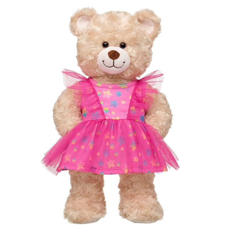 VESTIDO FUCSIA TUL CON ESTRELLAS BUILD-A-BEAR-2