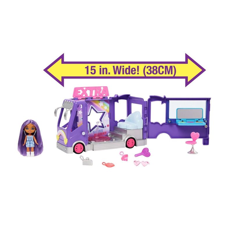 Barbie Extra Mini Minis Set De Juego Camión Turístico-1