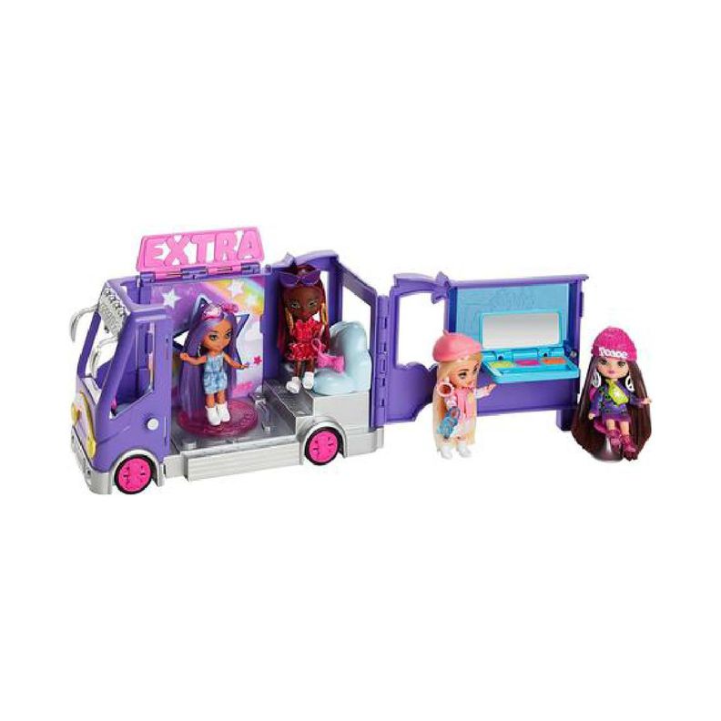 Barbie Extra Mini Minis Set De Juego Camión Turístico-2