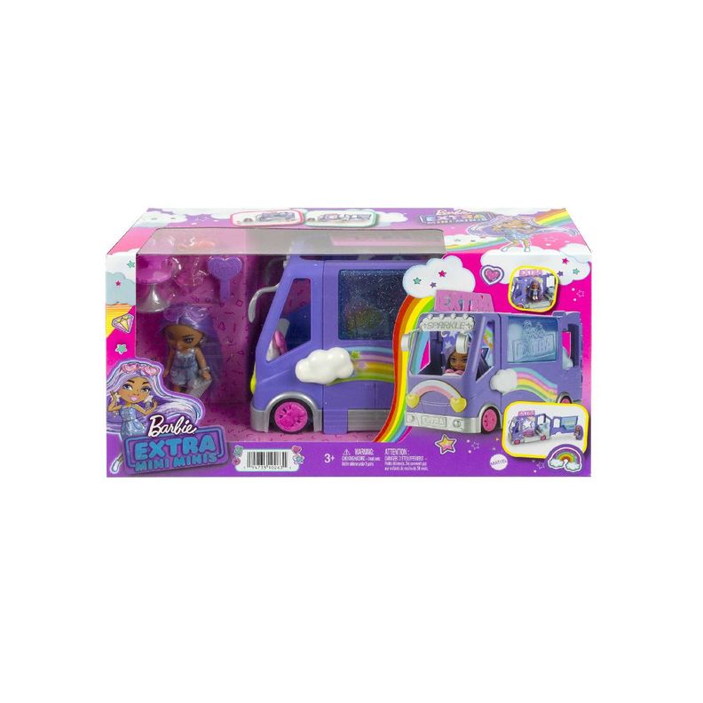 Barbie Extra Mini Minis Set De Juego Camión Turístico-9