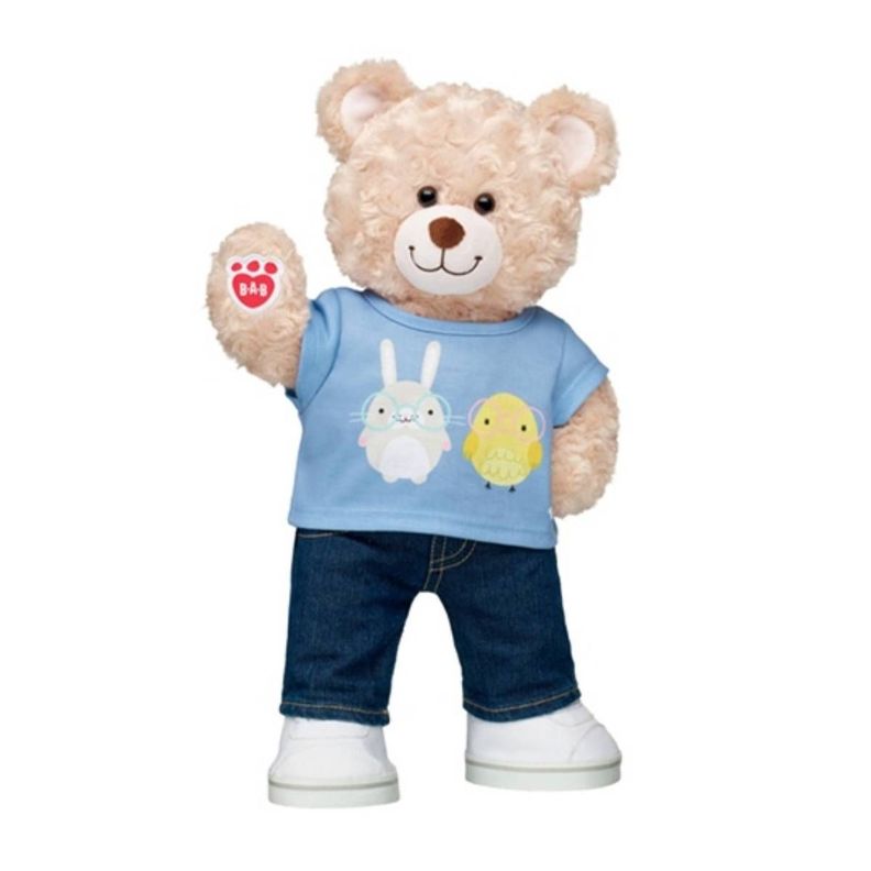 POLERA MORADA CONEJO Y POLLITO BUILD-A-BEAR-2
