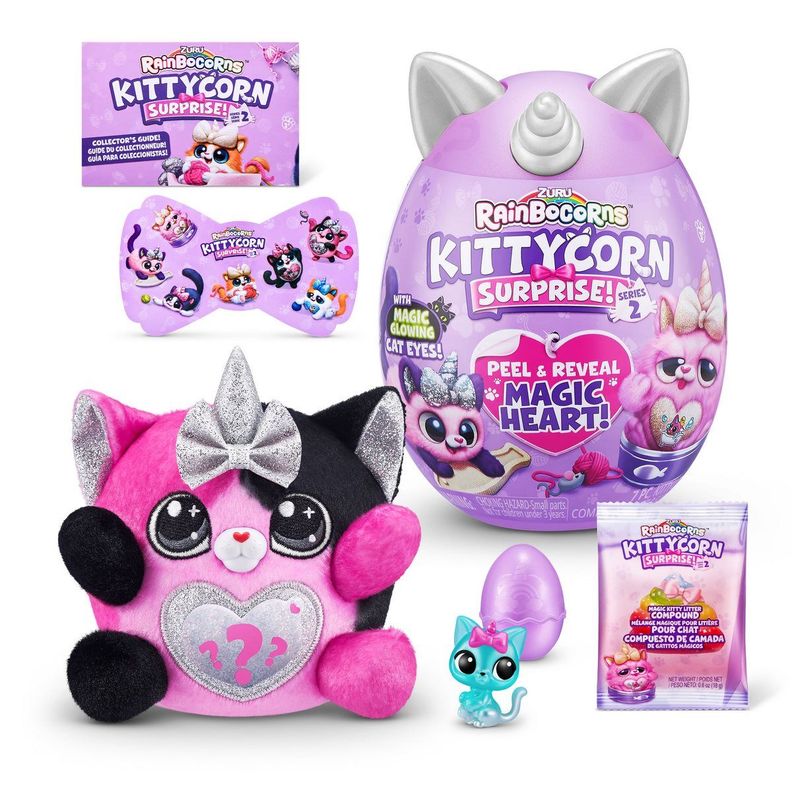 HUEVO SORPRESA KITTYCORN RAINBOCORNS - PLATEADO-1
