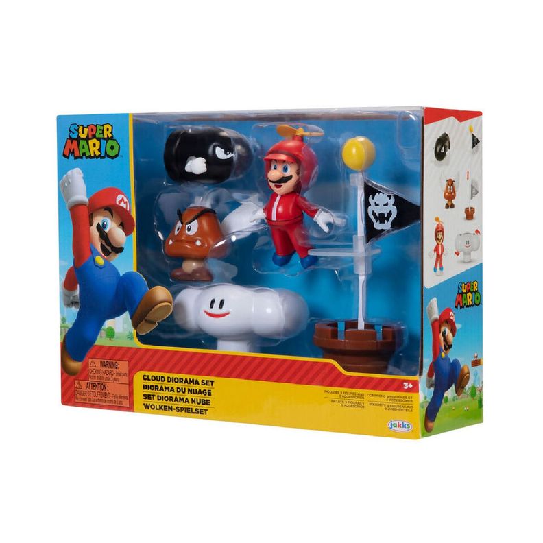 Super Mario Set Diorama Nubes Nintendo-5