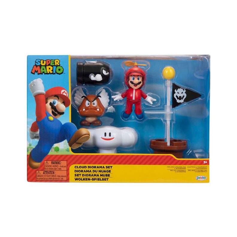 Super Mario Set Diorama Nubes Nintendo-6
