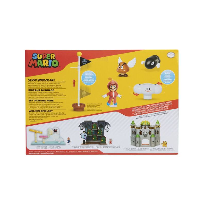 Super Mario Set Diorama Nubes Nintendo-7