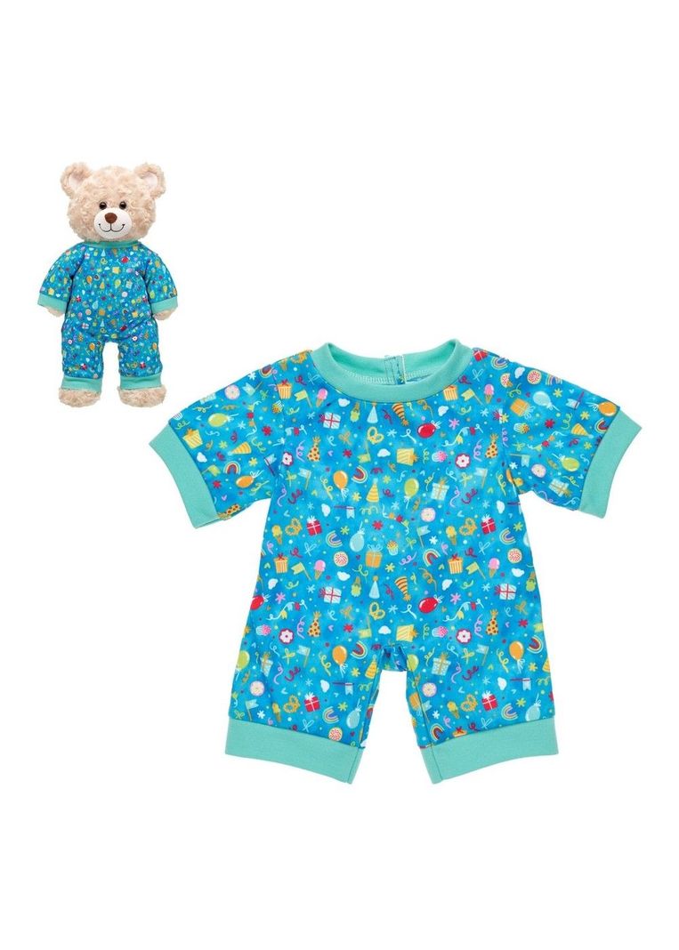 Pijama cumpleanos Build A Bear peluche tematico