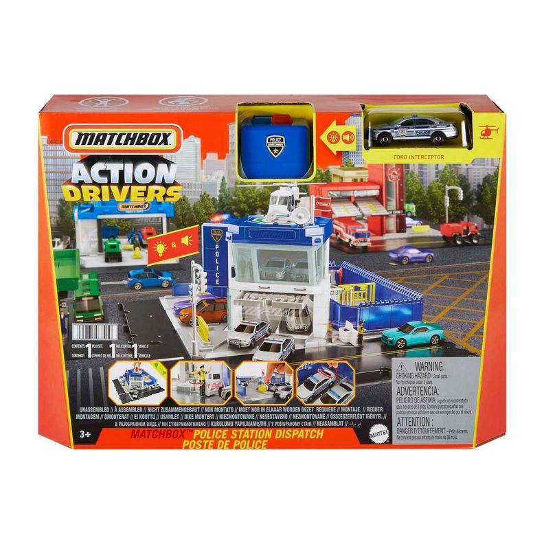 MATCHBOX CONDUCTORES DE ACCION - POLICE STATION DISPATCH-1