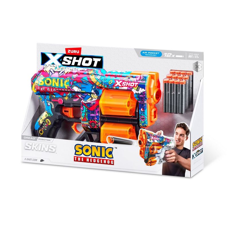 LANZADOR SKIN SONIC X-SHOT-ROBOTNIK-2