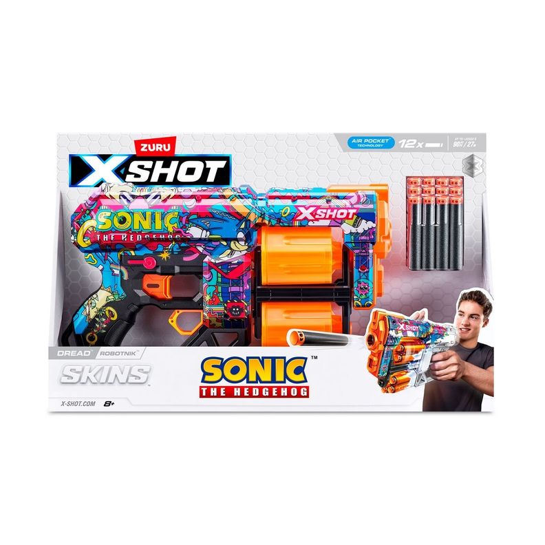 LANZADOR SKIN SONIC X-SHOT-ROBOTNIK-3