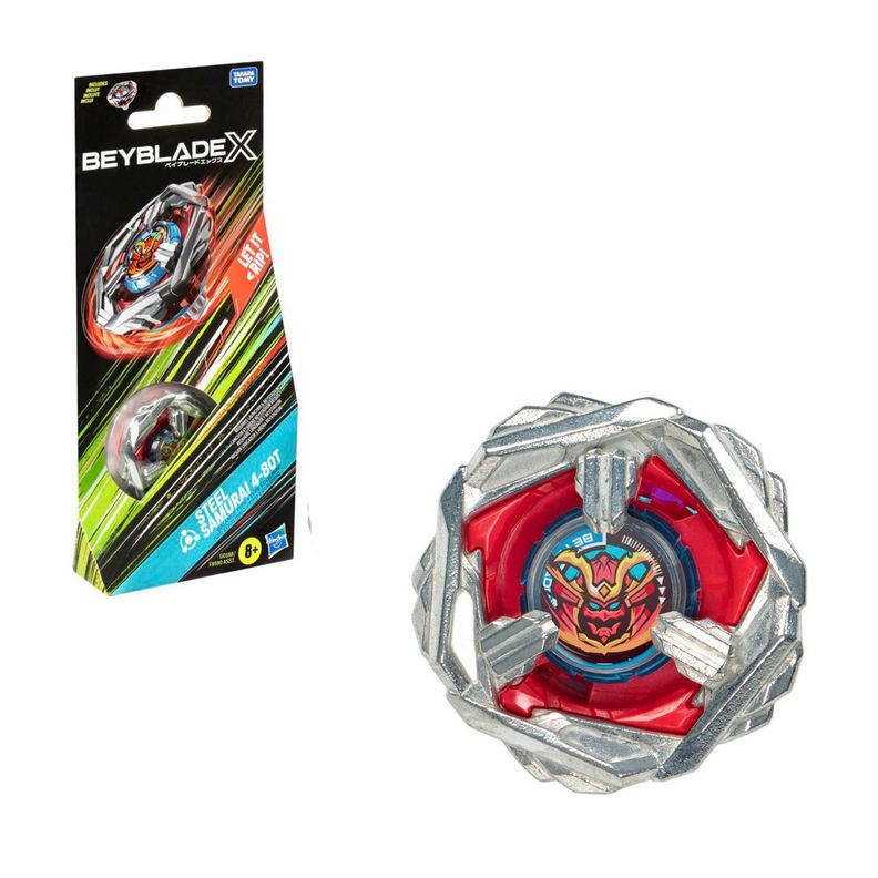 BEYBLADE X BOOSTER SINGLE TOP AST - STEEL SAMURAI 4-80T-0