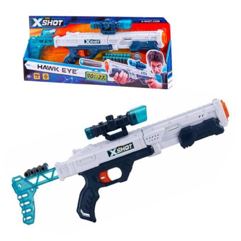 Lanzador Hawk Eye Con 16 Dardos X-shot-0