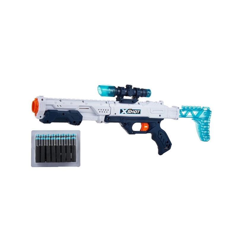 Lanzador Hawk Eye Con 16 Dardos X-shot-9