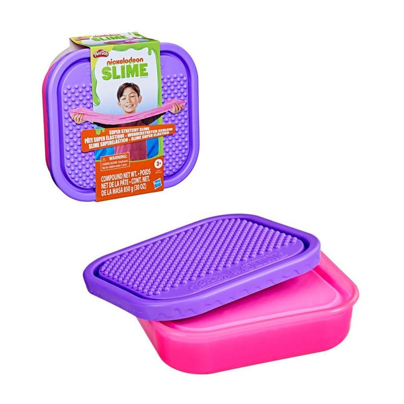 Play-Doh Nickelodeon Slime Slime Superelastico - Rosada-0