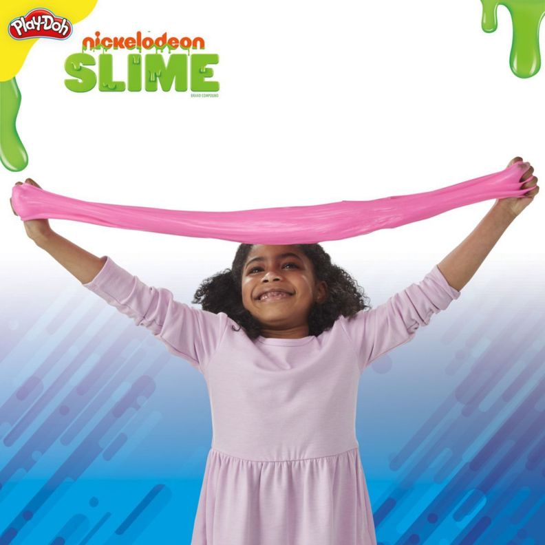 Play-Doh Nickelodeon Slime Slime Superelastico - Rosada-3