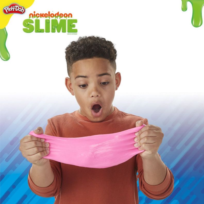 Play-Doh Nickelodeon Slime Slime Superelastico - Rosada-4