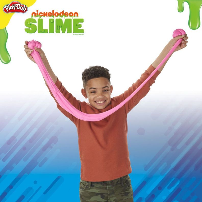 Play-Doh Nickelodeon Slime Slime Superelastico - Rosada-6