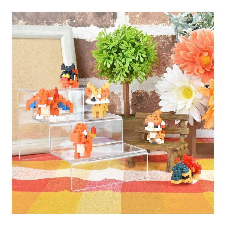 SET 6 FIGURAS NANOBLOCK MININANO POKEMON BANDAI - TIPO FUEGO-2