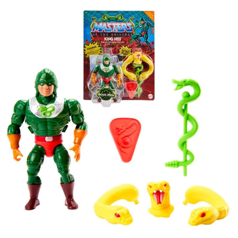 Masters Of The Universe Deluxe King Hiss 14Cm Con Accesorios-0