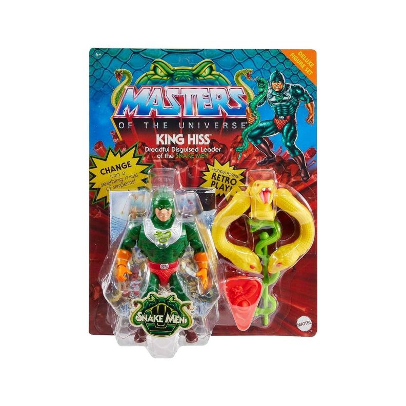 Masters Of The Universe Deluxe King Hiss 14Cm Con Accesorios-6