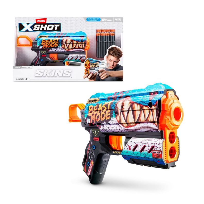 LANZA DARDOS FLUX SKINS X-SHOT - BEAST OUT-0