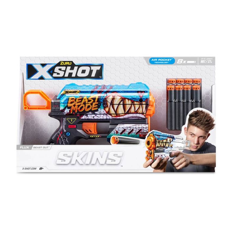 LANZA DARDOS FLUX SKINS X-SHOT - BEAST OUT-3