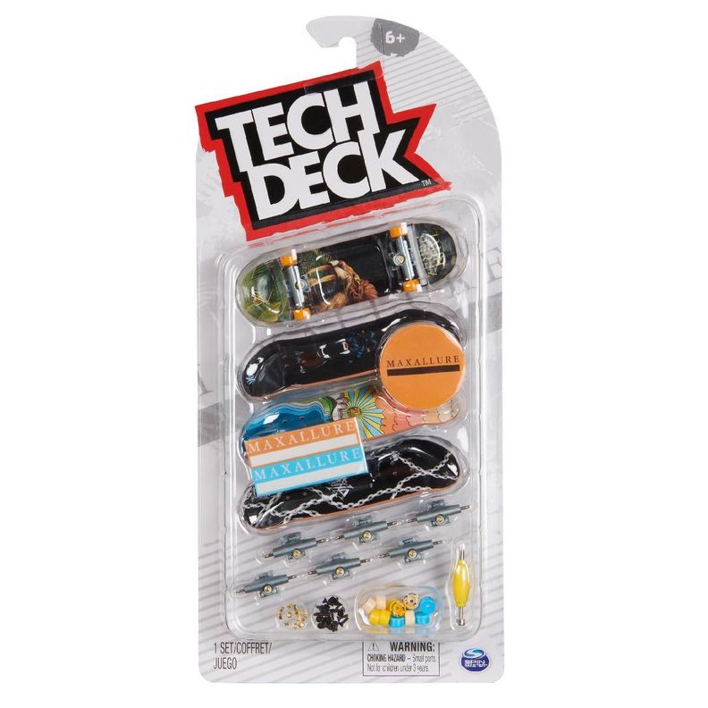 TECH DECK PACK DE 4 - MAXALLURE-3