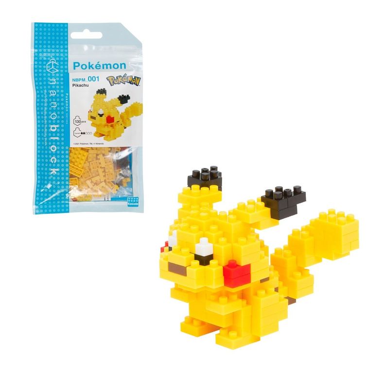 FIGURA NANOBLOCK SERIE POKEMON DE BANDAI - PIKACHU-0