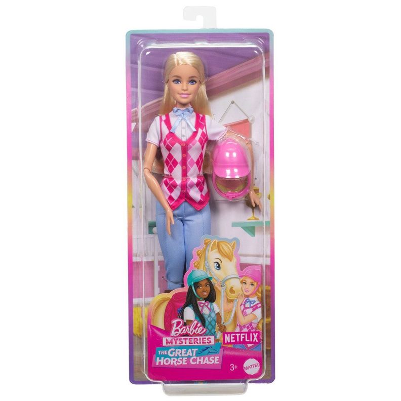BARBIE LA GRAN CARRERA DE CABALLOS MALIBÚ EQUITACIÓN-1