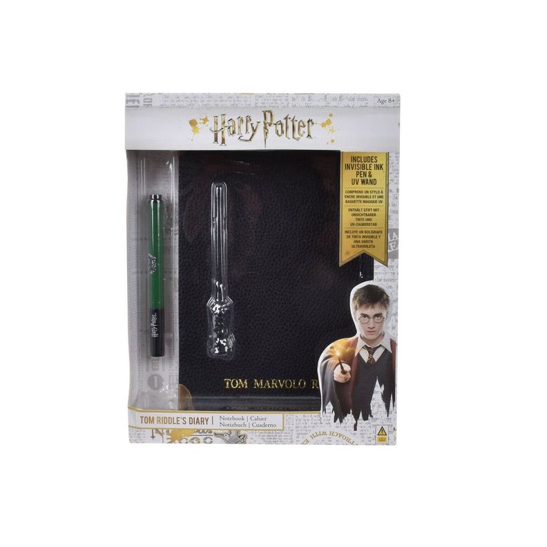 DIARIO TOM RIDDLE CON LÁPIZ Y VARITA HARRY POTTER-4