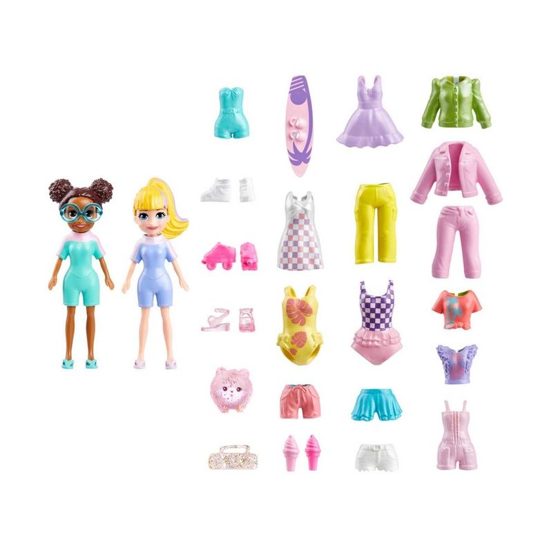 POLLY POCKET GRAN PACK DE MODA - PACK DE MODA DIA DE PLAYA-1