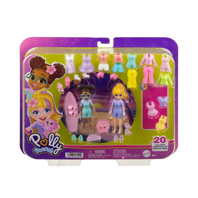 POLLY POCKET GRAN PACK DE MODA - PACK DE MODA DIA DE PLAYA-4