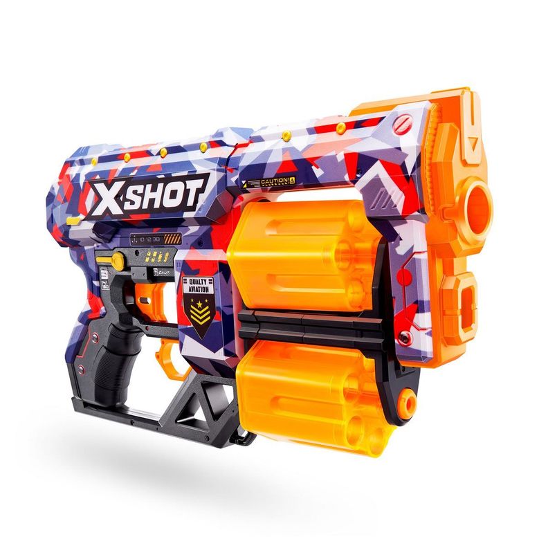 LANZA DARDOS DREAD SKINS CON 12 DARDOS X-SHOT - MALICE-1