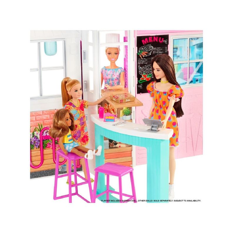 Barbie Estate Restaurante Con Muñeca Mattel-2