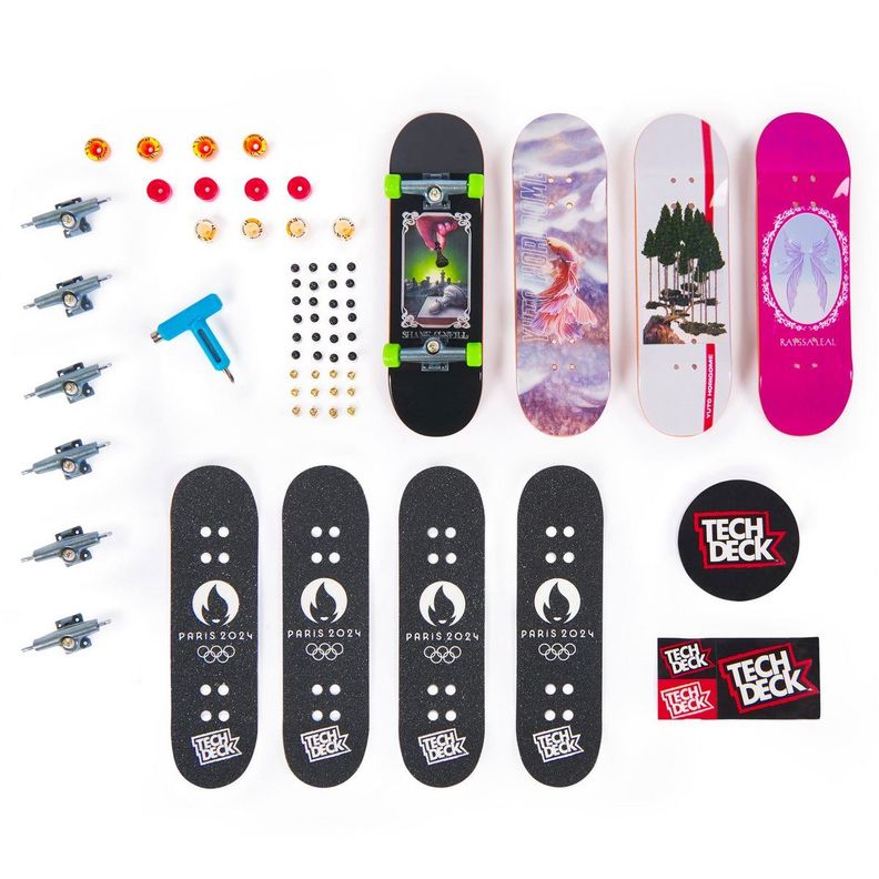 Mini skate Tech Deck pack 4 Yuto Horigome Paris 2024