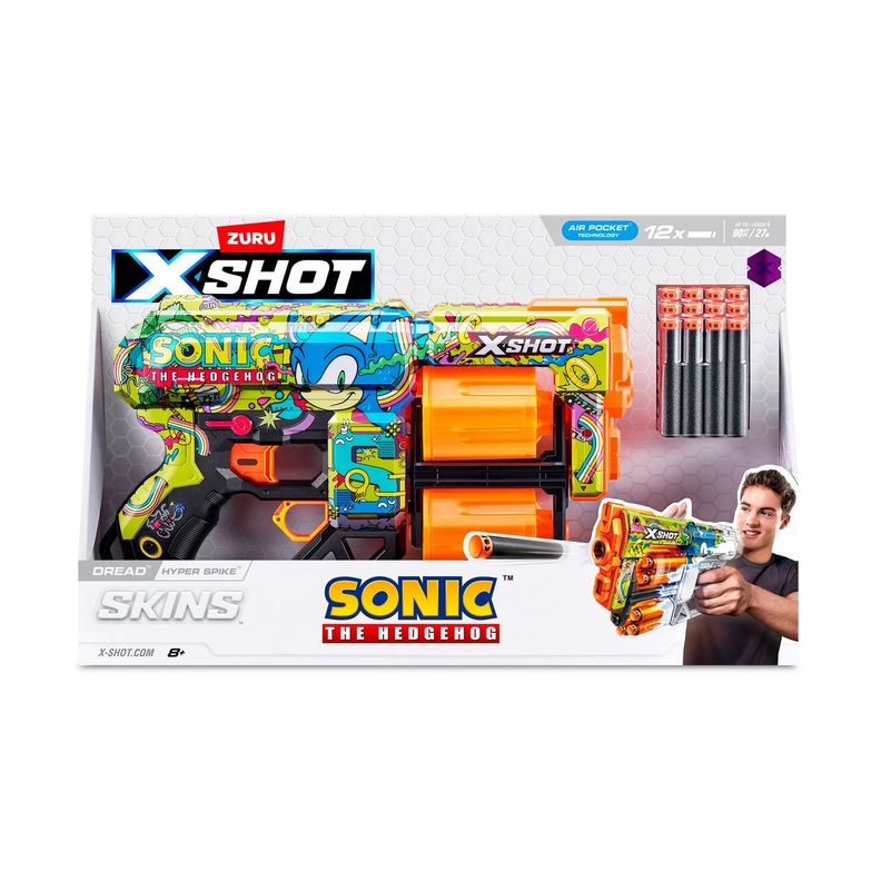LANZADOR SKIN SONIC X-SHOT-HYPER SPIKE-3