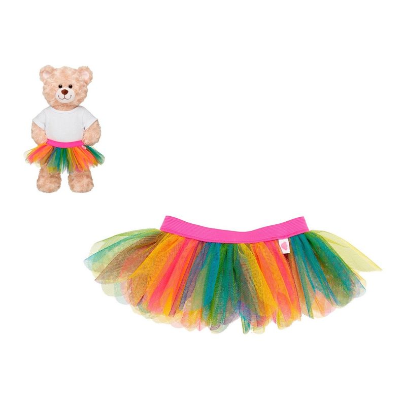 Tutu arcoiris Build A Bear brillo coleccion