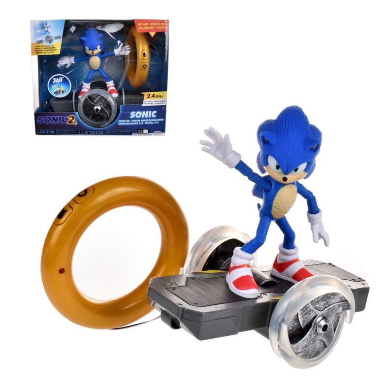 FIGURA RADIO CONTROLADA CON ARO PELICULA SONIC 2-0
