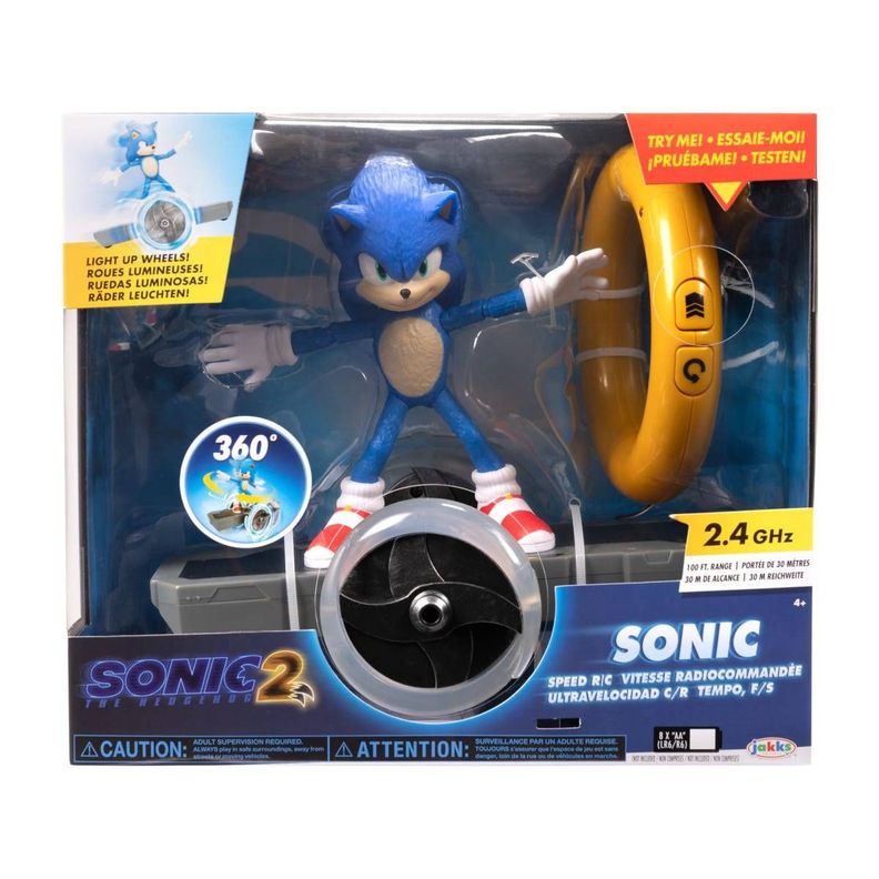 FIGURA RADIO CONTROLADA CON ARO PELICULA SONIC 2-2