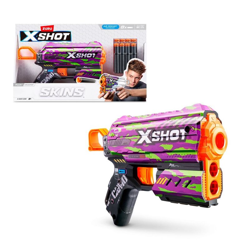 LANZA DARDOS FLUX SKINS X-SHOT - CRUCIFER-0