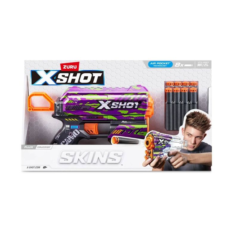 LANZA DARDOS FLUX SKINS X-SHOT - CRUCIFER-4