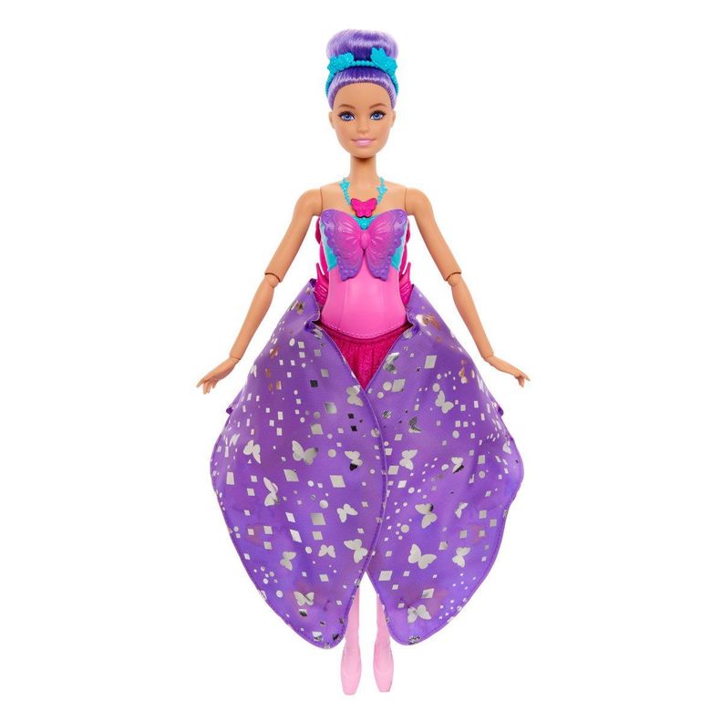 BARBIE FANTASÍA MUÑECA BAILARINA TRANSFORMACIÓN MÁGICA-2