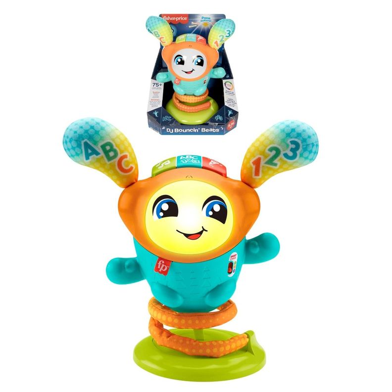 Fisher-Price Juguete Para Bebés Dj Bouncy Salta Y Aprende-0