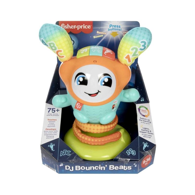 Fisher-Price Juguete Para Bebés Dj Bouncy Salta Y Aprende-5