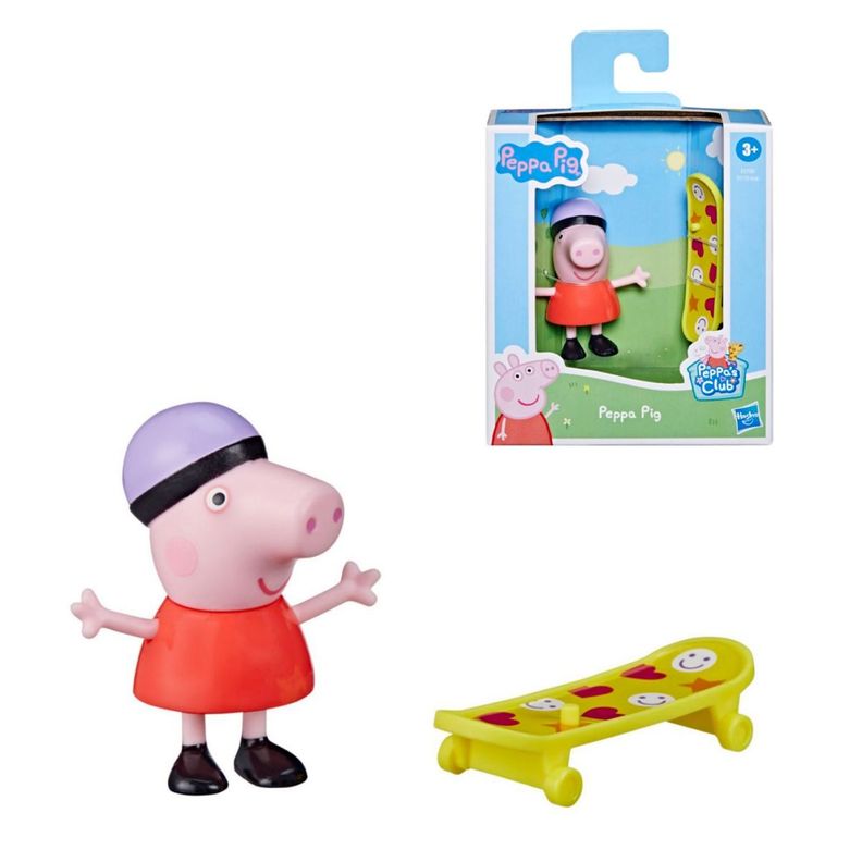 Figura Peppa Pig Amigos Divertidos - Peppa Pig Skate-0