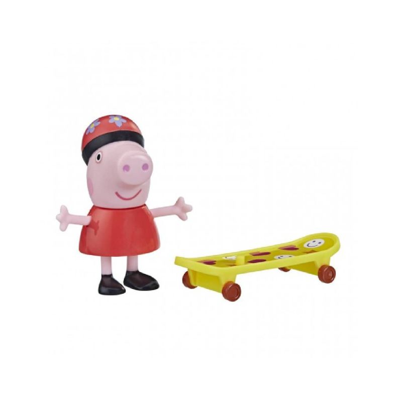 Figura Peppa Pig Amigos Divertidos - Peppa Pig Skate-1
