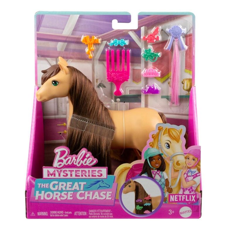 BARBIE SET DE JUEGO PONY PEINADOS DIVERTIDOS - PONY CAFÉ-5