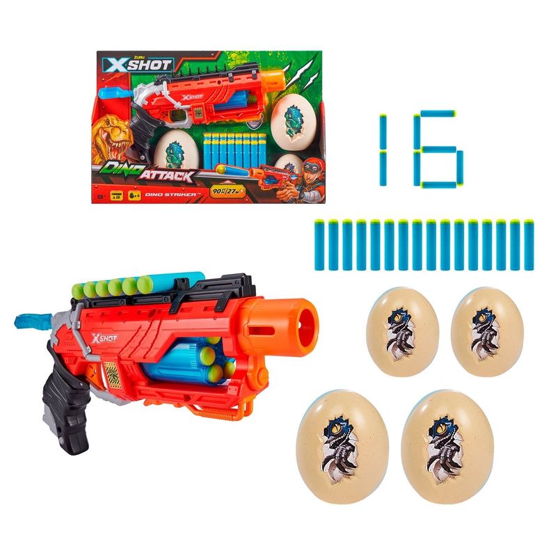 Lanza Dardos Dino Attack Dino Striker X-Shot-0