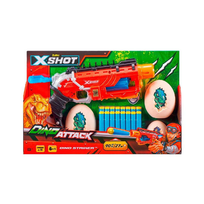 Lanza Dardos Dino Attack Dino Striker X-Shot-8